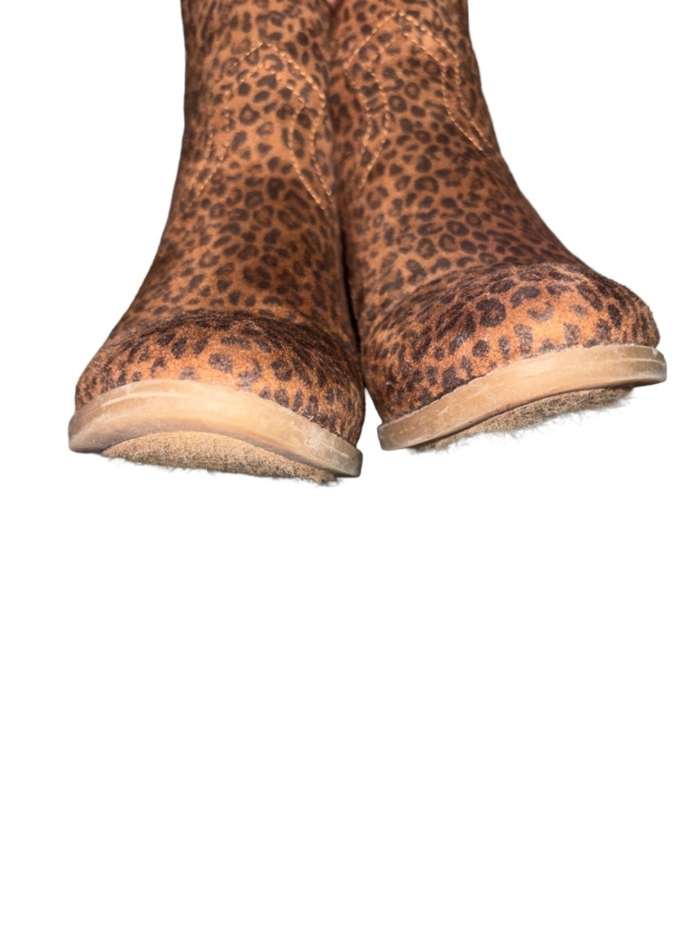 Sugar Leopard Print Ankle Boots - Brown/Black - Picture 12 of 14